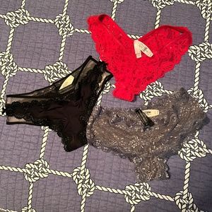 Victoria’s Secret panties. Set of 3